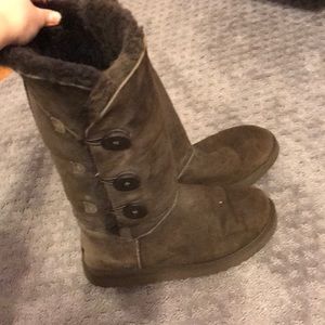 UGG boots with button sides